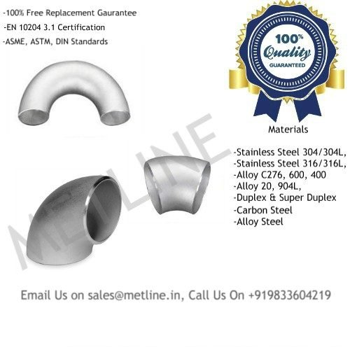 Pipe Elbows & Bends Manufacturers, Suppliers, Factory