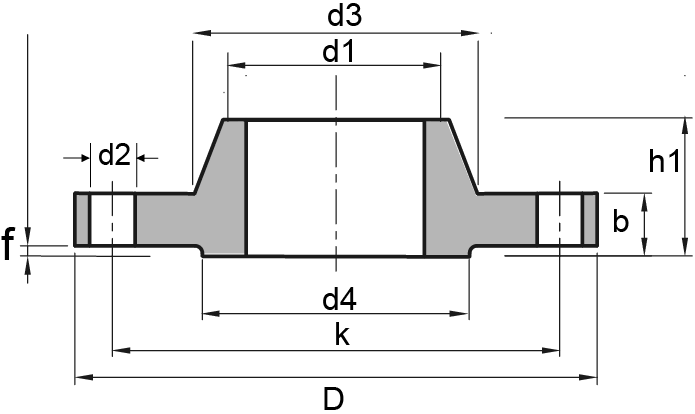 DIN2565 PN6 Threaded Flange